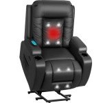 JUMMICO Power Lift Recliner with Heat and Massage