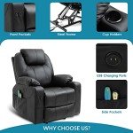 Power Lift Recliner Chair with Massage & Heat