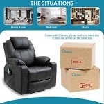 Power Lift Recliner Chair with Massage & Heat