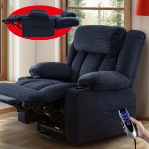 Three-Motor Power Lift Chair for Big & Tall Seniors