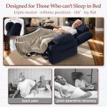 Three-Motor Power Lift Chair for Big & Tall Seniors