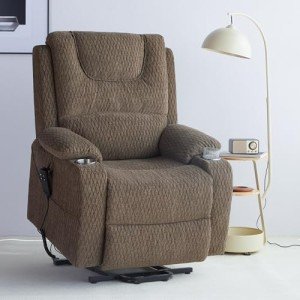 Irene House Power Lift Recliner with Massage & Heat