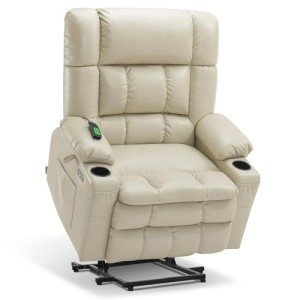 MCombo Large Dual Motor Power Lift Chair with Massage