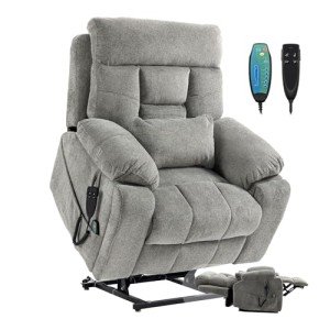 FUNECORP Dual Motor Lift Chair with Heat Massage