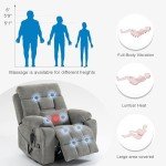 FUNECORP Dual Motor Lift Chair with Heat Massage