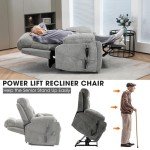 FUNECORP Dual Motor Lift Chair with Heat Massage