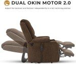 Irene House Power Lift Recliner with Massage & Heat