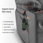 MCombo Lay Flat Power Lift Recliner with Massage