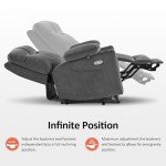 MCombo Lay Flat Power Lift Recliner with Massage
