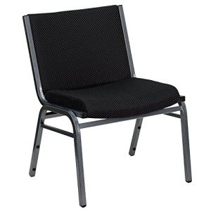 Heavy-Duty Big & Tall Stack Chair - Black