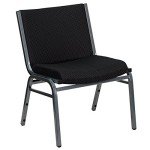 Heavy-Duty Big & Tall Stack Chair - Black
