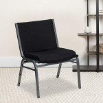 Heavy-Duty Big & Tall Stack Chair - Black
