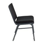 Heavy-Duty Big & Tall Stack Chair - Black