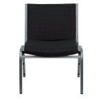 Heavy-Duty Big & Tall Stack Chair - Black