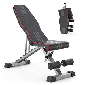 Heavy-Duty Adjustable Weight Bench for Home Gym