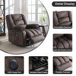 Big Power Lift Recliner Chair with Massage & Heat