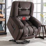 Big Power Lift Recliner Chair with Massage & Heat