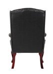 Black Wingback Traditional Lift Chair for Guests