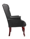 Black Wingback Traditional Lift Chair for Guests