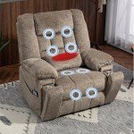 JUUXO 4-Motor Power Lift Chair with Massage