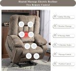 JUUXO 4-Motor Power Lift Chair with Massage