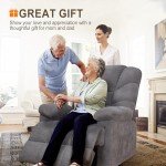CDCASA Large Power Lift Recliner Chair with Massage