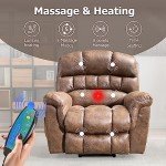 Phoenix Home Large Power Lift Recliner with Massage
