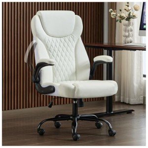 Ergonomic Leather Lift Chair with Lumbar Support