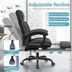 Big and Tall Executive Leather Reclining Office Chair