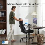 Ergonomic Leather Lift Chair with Lumbar Support