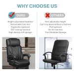 Big and Tall Executive Leather Reclining Office Chair