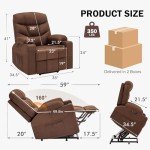 Power Lift Recliner Chair with Massage & Heat