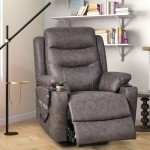 Electric Lift Recliner Chair with Cup Holders