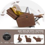 Power Lift Recliner Chair with Massage & Heat