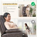 Electric Lift Recliner Chair with Cup Holders