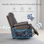 Electric Lift Recliner Chair with Cup Holders