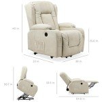 Electric Power Lift Chair with Massage and Heat