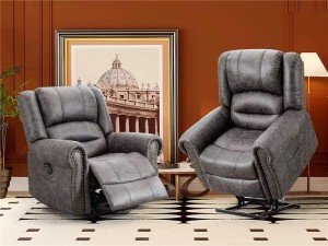 Dual Motor Lay Flat Lift Chair with Massage