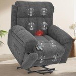 Oversized Lift Chair with Massage and Heat