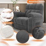 Oversized Lift Chair with Massage and Heat