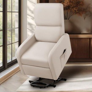 Jocisland Power Lift Recliner Chair - Beige