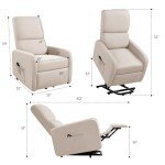 Jocisland Power Lift Recliner Chair - Beige