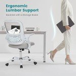 Ergonomic Mid-Back Lift Chair with Lumbar Support