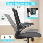 High-Back Ergonomic Mesh Lift Chair with Armrests