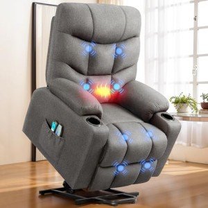 Large Electric Power Lift Recliner for Elderly