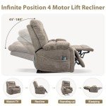 Power Lift Recliner Chair with Massage and Heat
