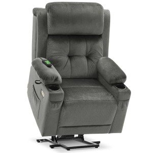 MCombo Large Dual Motor Lift Recliner Chair with Heat