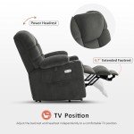 MCombo Dual Motor Recliner Chair with Massage & Heat