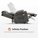 MCombo Large Dual Motor Lift Recliner Chair with Heat
