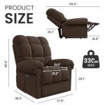 Welzona Electric Recliner Chair with USB Port
